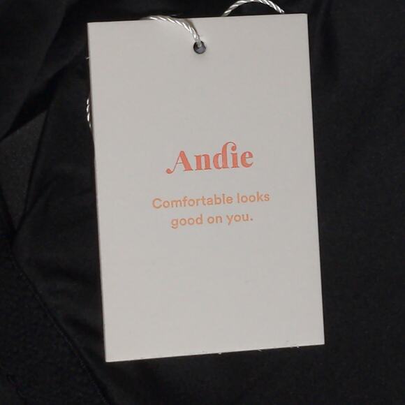 Andie The Santorini Black One Piece Keyhole Cutout Adjustable New L - Picture 14 of 15